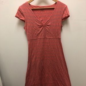 Coral colored dress